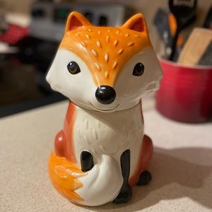 Fox cookie jar